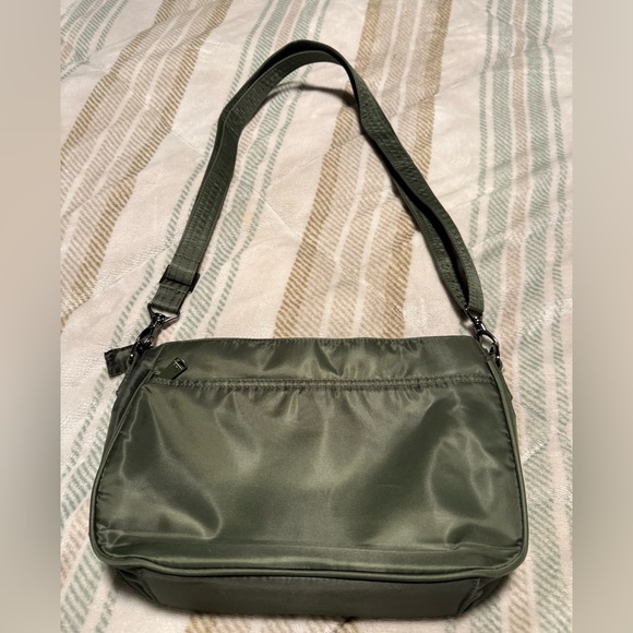 Lug Mambo Olive Green Nylon Crossbody Bag. - Picture 4 of 8